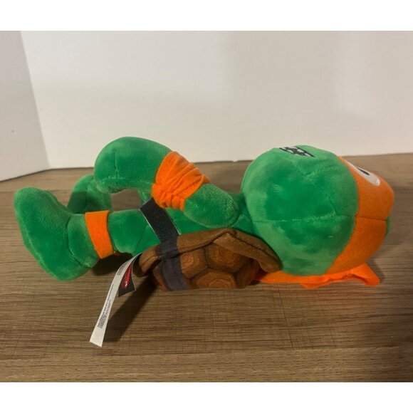 Teenage Mutant Ninja Turtles Mutant Mayhem Michelangelo Plush Toy 9 Inch - Picture 8 of 9